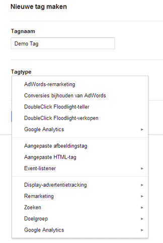 Google-tag-manager-nieuwe-tag-aanmaken