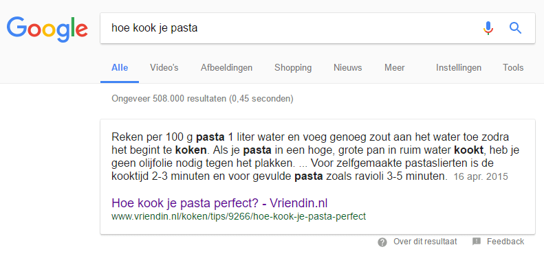 Hoe kook je pasta?