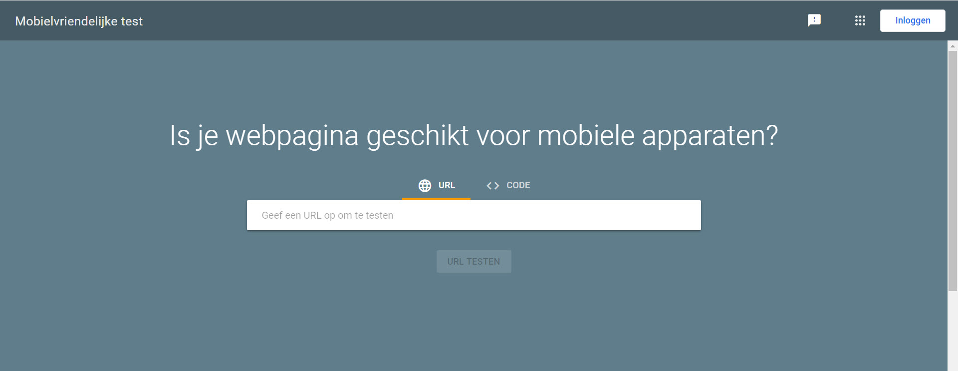 mobielvriendelijke test