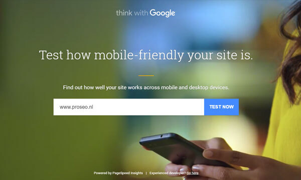 Google Mobielvriendelijke test